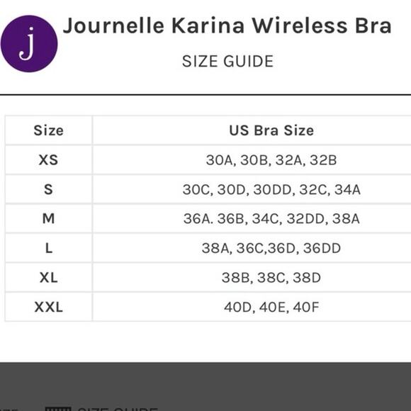 Journelle NWT Red Karina Triangle Sheer Lace Bra Large - Picture 8 of 8